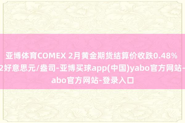 亚博体育COMEX 2月黄金期货结算价收跌0.48% 报2057.2好意思元/盎司-亚博买球app(中国)yabo官方网站-登录入口