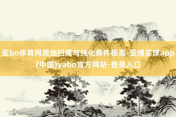 亚bo体育网质地扫尾与纯化条件极高-亚博买球app(中国)yabo官方网站-登录入口