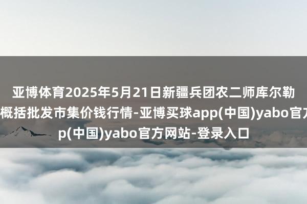 亚博体育2025年5月21日新疆兵团农二师库尔勒市孔雀农副家具概括批发市集价钱行情-亚博买球app(中国)yabo官方网站-登录入口